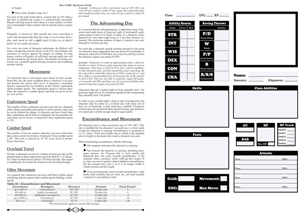 Bree-YARC Quickstart Print image 1